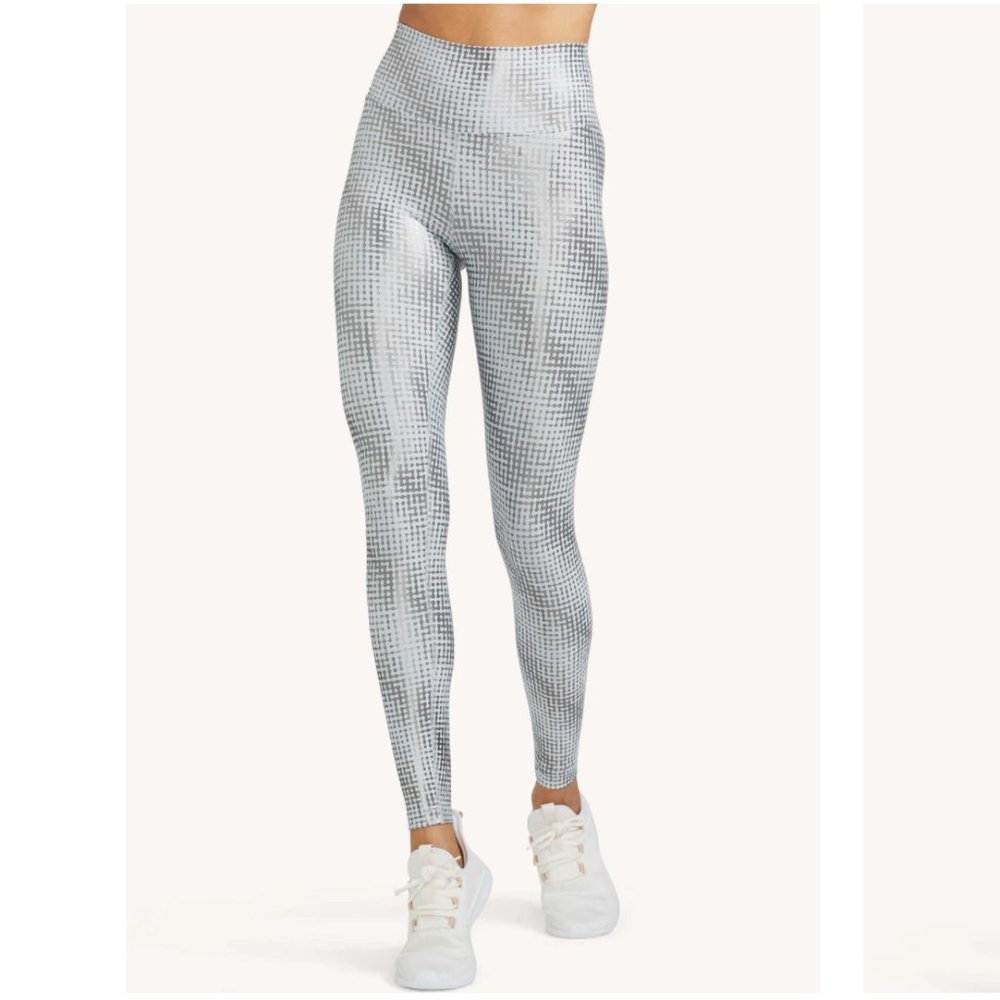 PELOTON Show Up Printed Foil Legging Size M Brand New With Tags